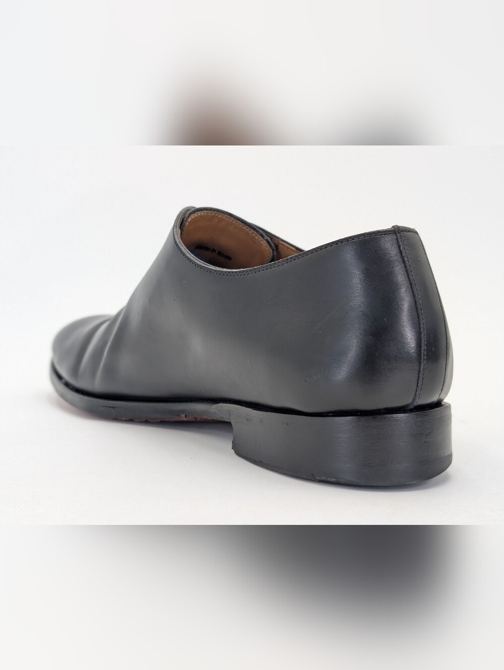 Magnanni Black Leather Oxford Dress Shoes - Picture 7 of 17